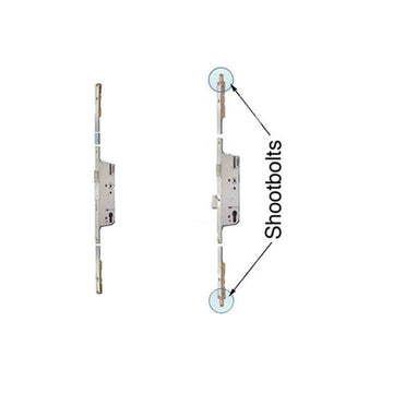 16 MM MANUAL SHOOTBOLT GEAR, HOPPE 45/92MM, 36 INCH HANDLE HEIGHT - SS